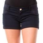 Maternity Pip & Vine By Rosie Pope Jean Shorts, Women's, Size: M-mat, Blue (navy)