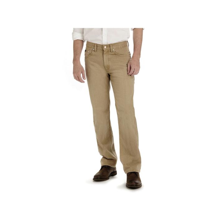 Men's Lee Premium Select Relaxed Straight Leg Jeans, Size: 38x30, Med Brown