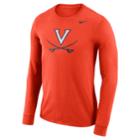Men's Nike Virginia Cavaliers Dri-fit Logo Tee, Size: Medium, Orange