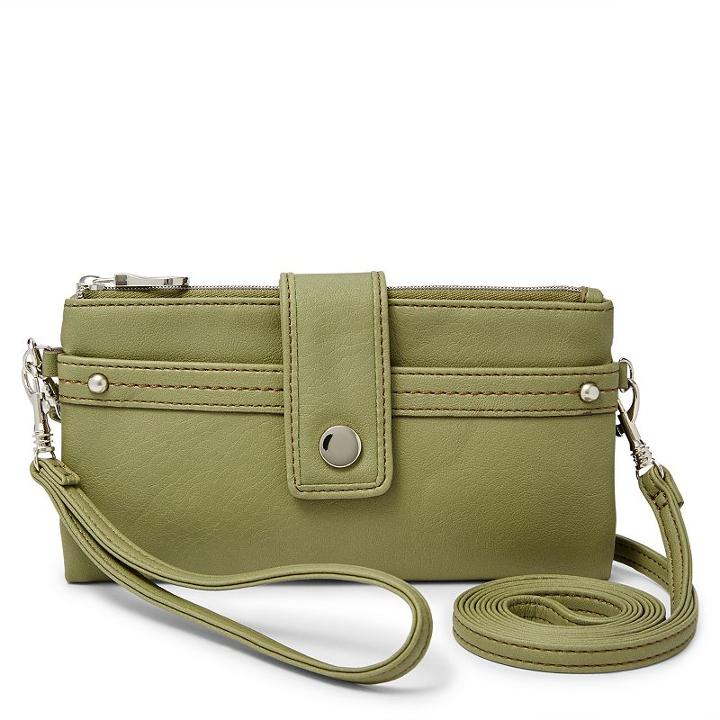 Relic Vicky Convertible Checkbook Wallet, Women's, Green Oth