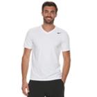 Men's Nike Dry V-neck Tee, Size: Large, White
