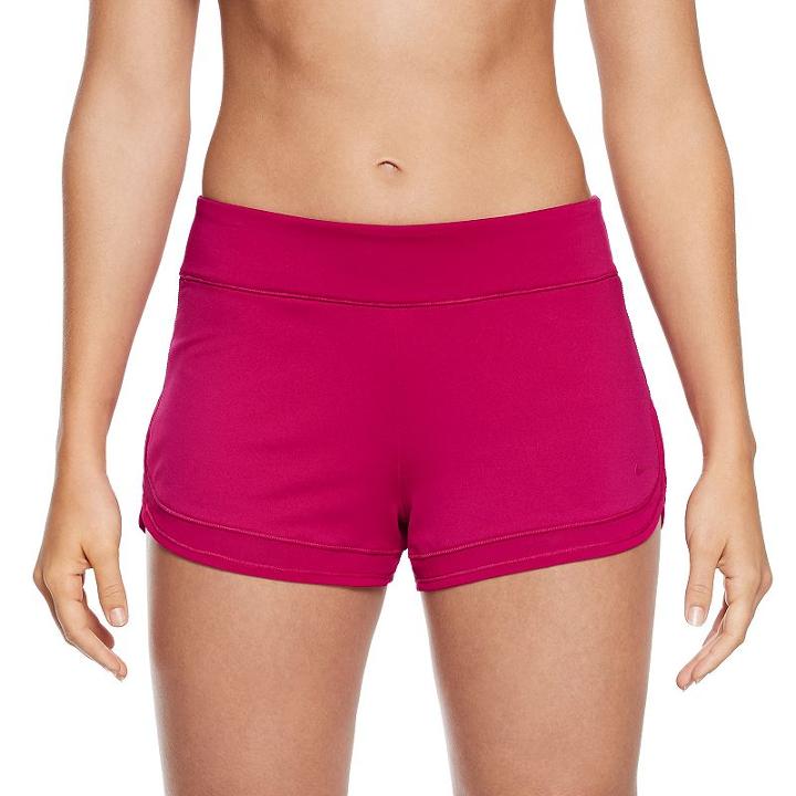 Women's Nike Cover-up Swim Shorts, Size: Large, Pink Other
