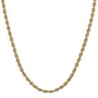 Everlasting Gold 14k Gold Rope Chain Necklace - 18 In, Women's