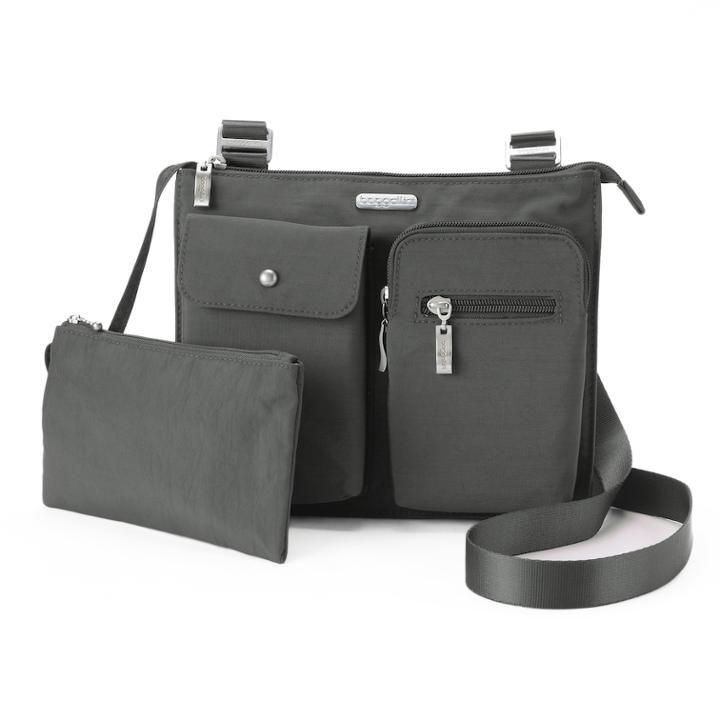Women's Baggallini Medium Everything Bag, Dark Grey