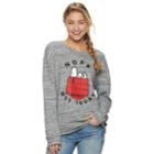 Juniors' Peanuts Snoopy Nope, Not Today Fleece Pullover, Teens, Size: Xl, White