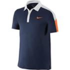 Men's Nike Dri-fit Team Court Tennis Polo, Size: Medium, Blue (navy)