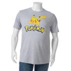 Big & Tall Pokemon Pikachu Tee, Men's, Size: 3xb, Med Grey