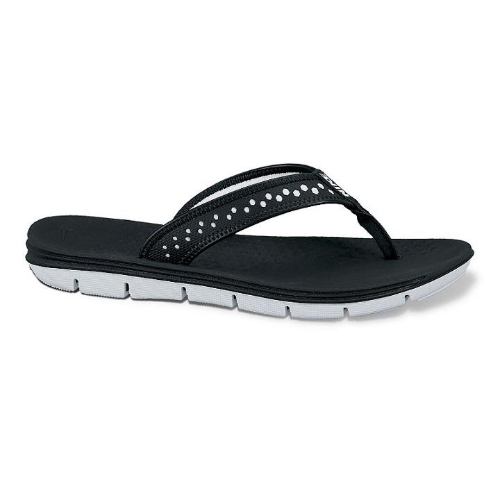 Nike Flex Motion Women's Thong Sandals, Size: 6, Black