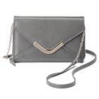 Apt. 9&reg; Mila Chain Crossbody Bag, Women's, Med Grey