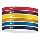 Nike 6-pack Solid Headband Set, Women's, Dark Pink