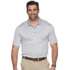 Big & Tall Grand Slam Off Course Regular-fit Striped Performance Golf Polo, Men's, Size: 3xl Tall, Med Grey
