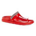 Henry Ferrera Berk Women's Thong Sandals, Size: 6, Red