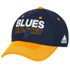 Adult Adidas St. Louis Blues Locker Room Flex-fit Cap, Men's, Size: L/xl, Blue