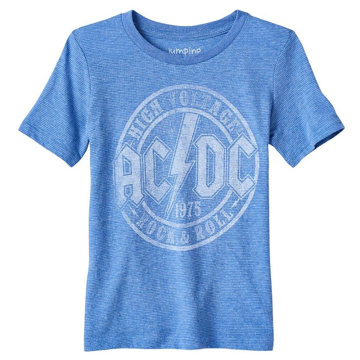 Boys 4-10 Jumping Beans&reg; Ac/dc Graphic Tee, Boy's, Size: 10, Blue