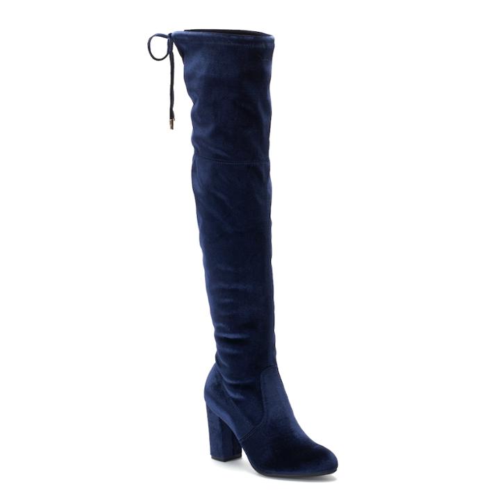 Candie's&reg; Talent Women's Over-the-knee Boots, Size: 8, Blue