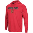 Men's Campus Heritage Maryland Terrapins Hooded Tee, Size: Xl, Dark Red