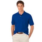 Men's Chaps Solid Pique Polo, Size: Xl, Blue