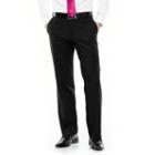 Van Heusen Ultimate Traveler Melange Straight Fit Flat Front Dress Pants, Men's, Size: 38x30, Black