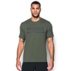 Men's Under Armour Shield Lockup Tee, Size: Large, Lt Green