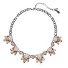 Simply Vera Vera Wang Pink Cluster Collar Necklace, Women's