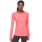 Women's Tek Gear&reg; Raglan Layering Tee, Size: Large, Brt Pink
