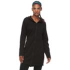Women's Fila Sport&reg; Hooded Anorak Jacket, Size: Xs, Black
