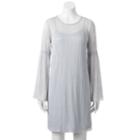 Women's Lc Lauren Conrad Textured Metallic Shift Dress, Size: Small, Clrs