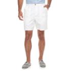 Men's Croft & Barrow&reg; Classic-fit Side Elastic Cargo Shorts, Size: 36, White