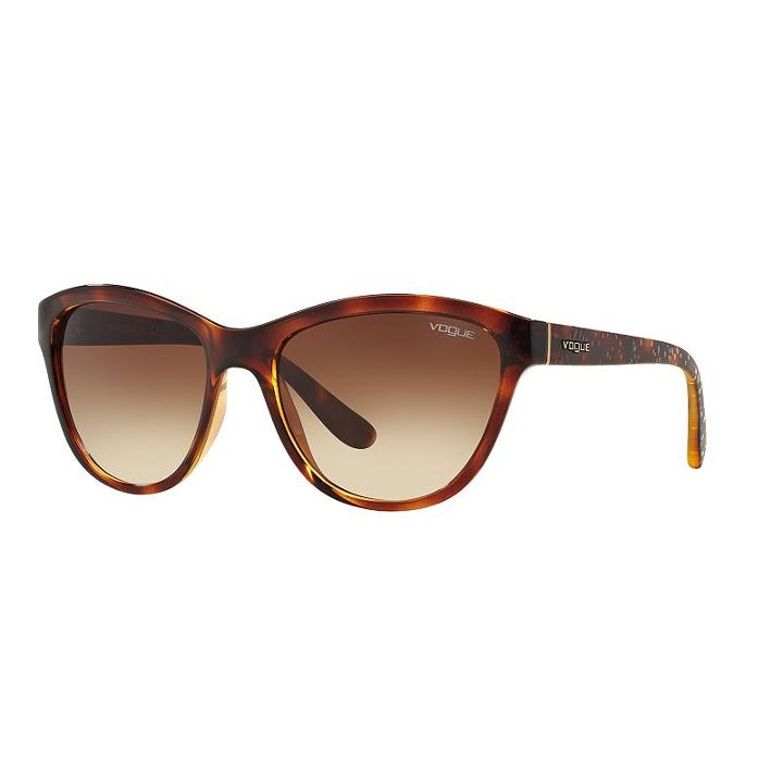 Vogue Vo2993s 57mm Cat-eye Gradient Sunglasses, Women's, White Oth