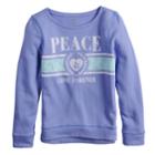 Girls 7-16 & Plus Size So&reg; Easy Crew Pullover Sweatshirt, Size: 7-8, Lt Purple