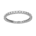 10k White Gold 1/2-ct. T.w. Diamond Eternity Wedding Ring, Women's, Size: 7