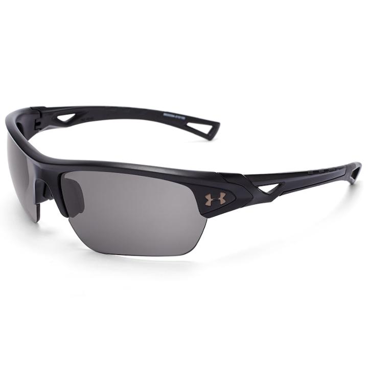 Men's Under Armour Octane Semirimless Blade Sunglasses, Black