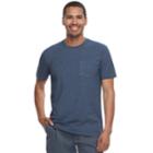 Men's Sonoma Goods For Life&trade; Classic-fit Supersoft Pocket Tee, Size: Xl, Blue