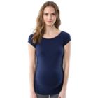 Maternity Pip & Vine By Rosie Pope Ruched Tee, Women's, Size: S-mat, Blue (navy)