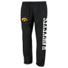 Boys 4-7 Iowa Hawkeyes Tailgate Fleece Pants, Boy's, Size: S(4), Black