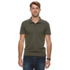 Men's Apt. 9&reg; Soft Touch Birdseye Pique Polo, Size: Medium, Green