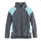 Girls 7-16 & Plus Size So&reg; Microfleece Cowlneck Pullover, Size: 16 1/2, Grey