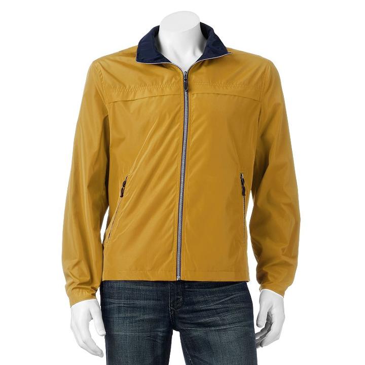 Men's Fog By London Fog Hipster Classic-fit Packable Jacket, Size: Xl, Brt Yellow