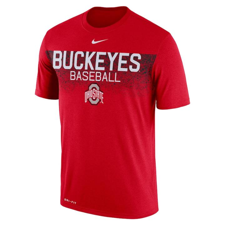 Men's Nike Ohio State Buckeyes Legend Team Issue Tee, Size: Medium, Red