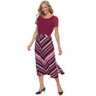 Petite Dana Buchman Slit Maxi Skirt, Women's, Size: L Petite, Med Purple