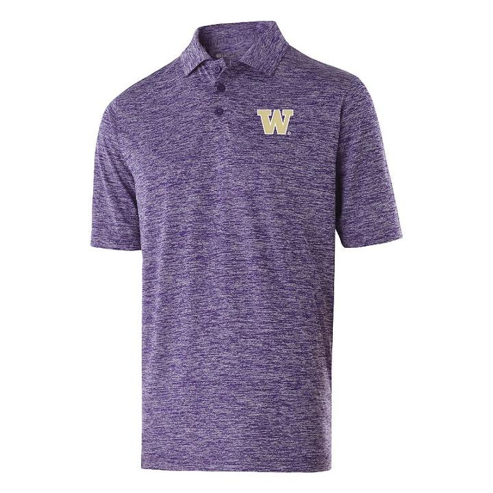 Men's Washington Huskies Electrify Performance Polo, Size: Xxl, Med Purple
