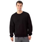 Men's Fruit Of The Loom Signature Fleece Sweatshirt, Size: Xl, Black