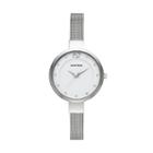 Armitron Women's Crystal Stainless Steel Mesh Watch - 75/5465wtsv, Size: Small, Grey