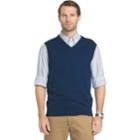 Men's Izod Solid Sweater Vest, Size: Large, Brt Blue