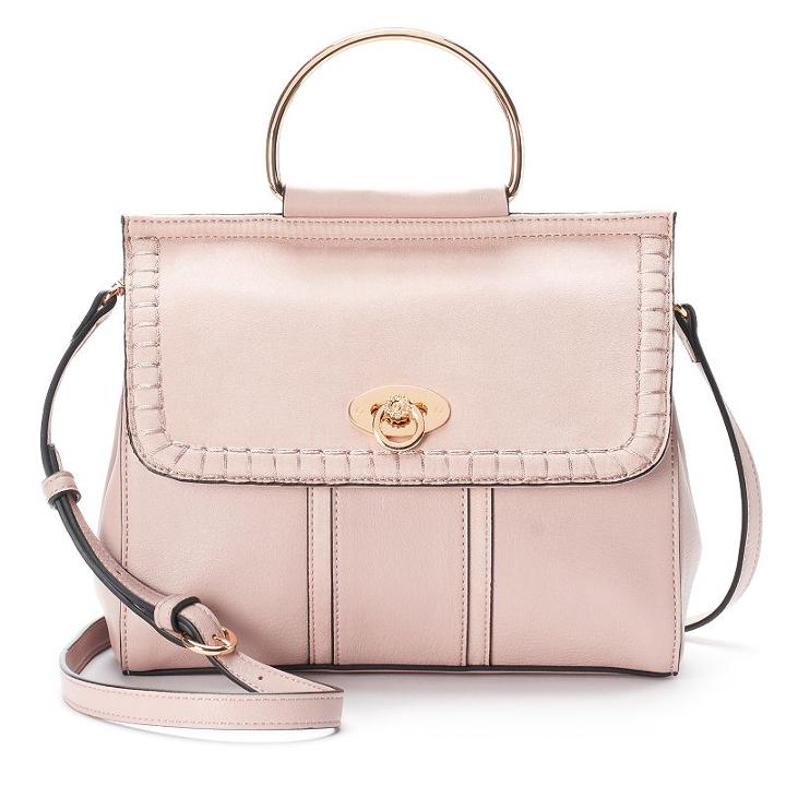 Lc Lauren Conrad Palais Convertible Satchel, Women's, Light Pink