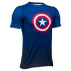 Boys 8-20 Under Armour Marvel Captain America Tee, Boy's, Size: Medium, Dark Blue