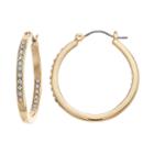 Dana Buchman Inside-out Hoop Earrings, Women's, Gold