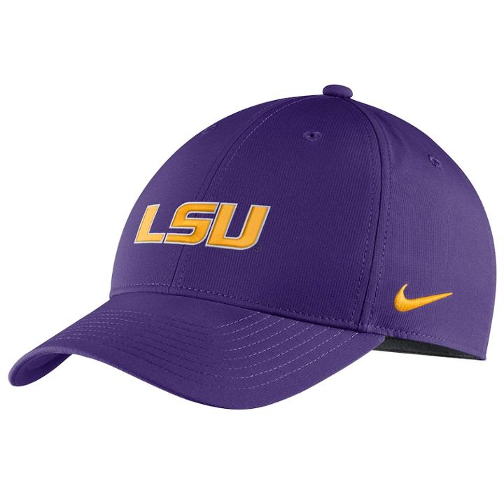 Adult Nike Lsu Tigers Adjustable Cap, Men's, Purple