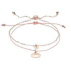 Lc Lauren Conrad Simulated Crystal Heart Bolo & Slipknot Nickel Free Bracelet Set, Women's, Pink