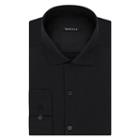 Men's Van Heusen Slim-fit Lux Sateen No-iron Dress Shirt, Size: 14.5-32/33, Black